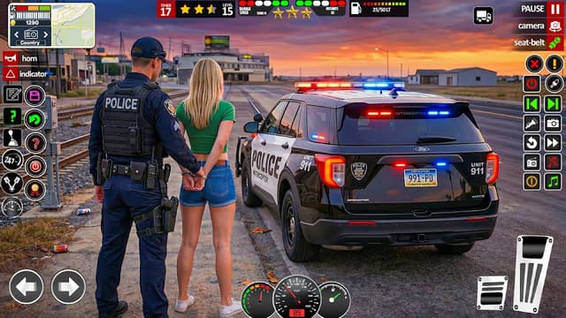 Cop Car 3D- Police Car Driving screenshot 4