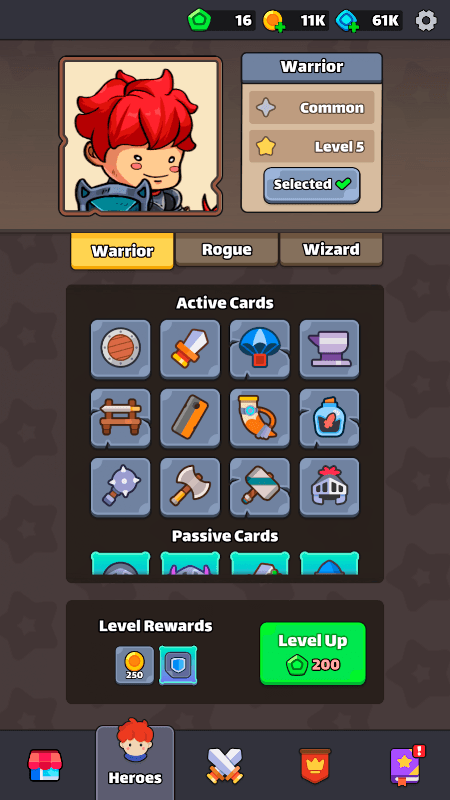 Lucky RPG — Roguelike Battler screenshot 1