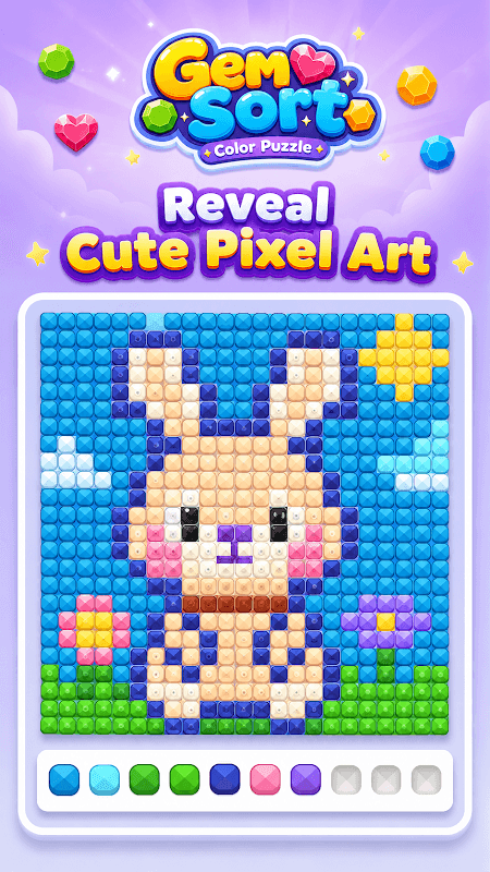 Gem Sort: Color Puzzle screenshot 2