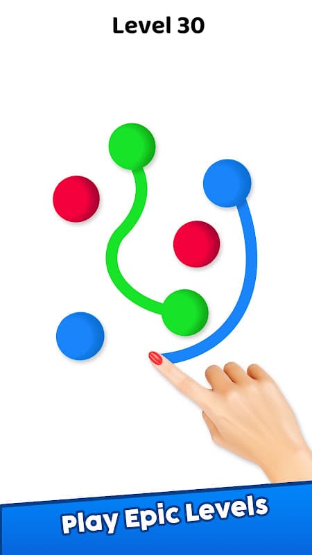 Connect Color Ball Puzzle Game screenshot 1