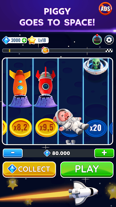 Piggy Cross - Space Cross 2 screenshot 3
