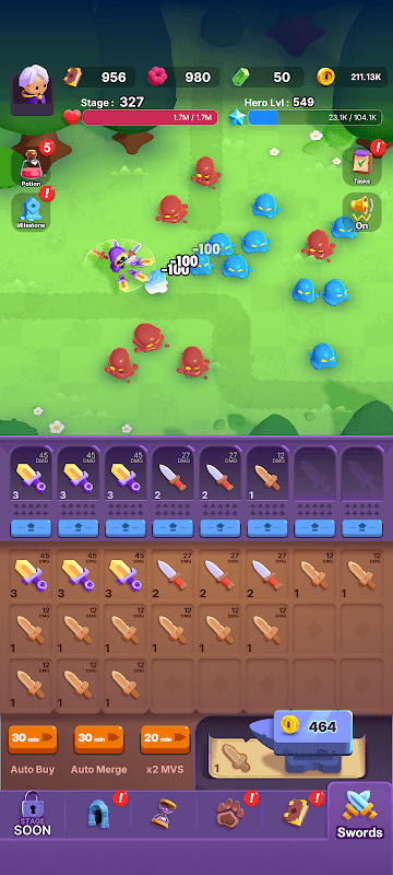 Idle Sword Hero screenshot 1