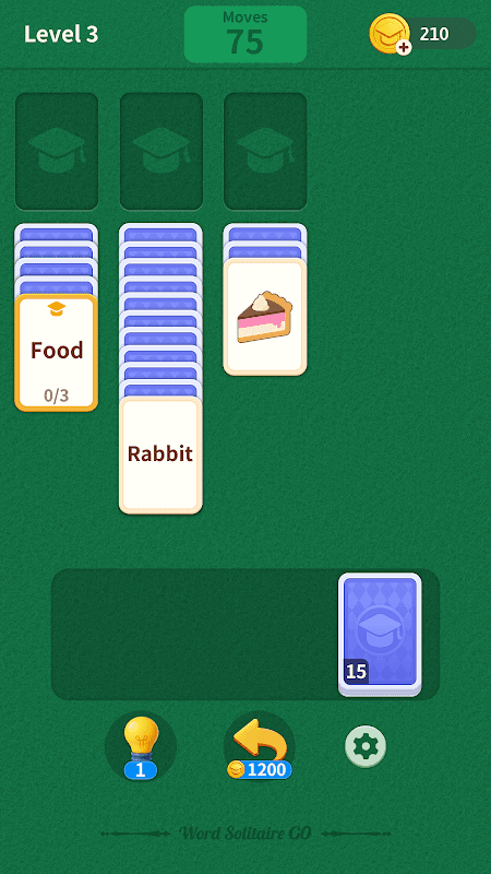 Word Solitaire Go screenshot 1