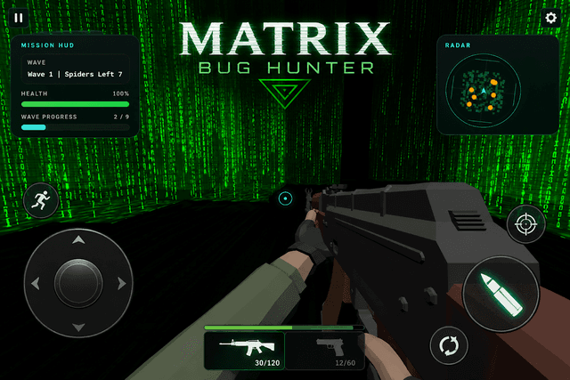 Matrix Bug Hunter FPS screenshot 1