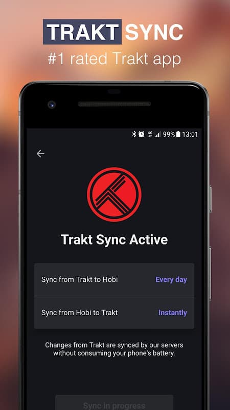 Hobi: TV Series Tracker, Trakt Client For TV Shows screenshot 4
