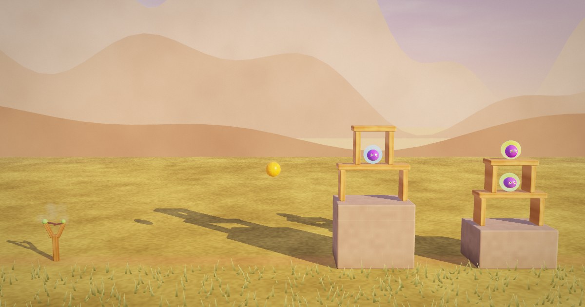 Bloomshot: a free slingshot puzzle game you can play in your browser